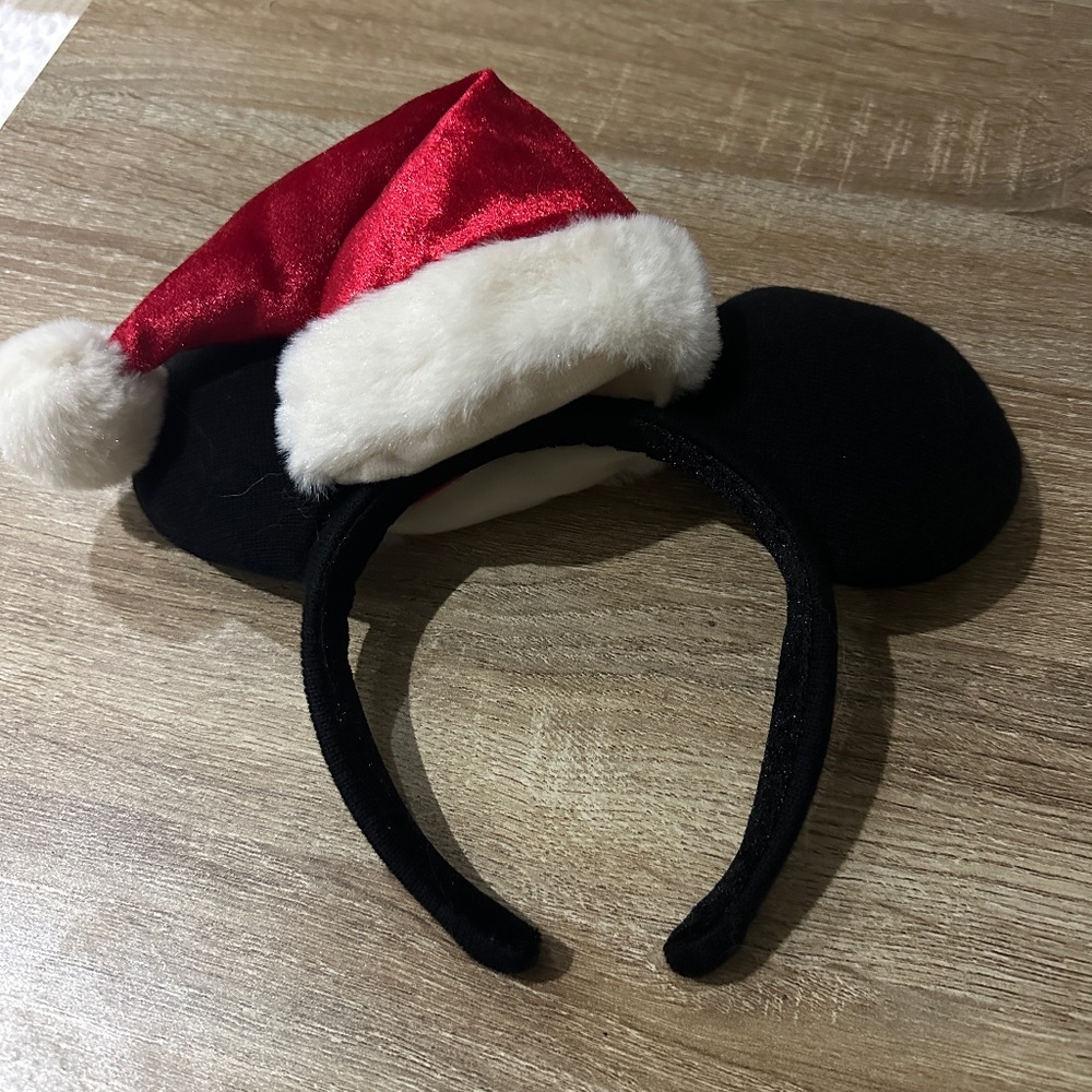 Santa hat Mickey ears